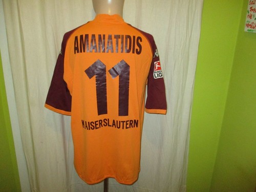 1.FC Kaiserslautern Kappa Ausweich Trikot 2004/05 + Nr.11 Amanatidis Gr.XXL Neu - 第 1/6 張圖片