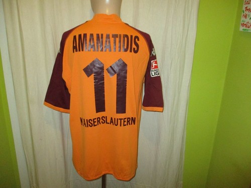 1.FC Kaiserslautern Kappa alternate jersey 2004/05 + No.11 Amanatidis size XXL new-