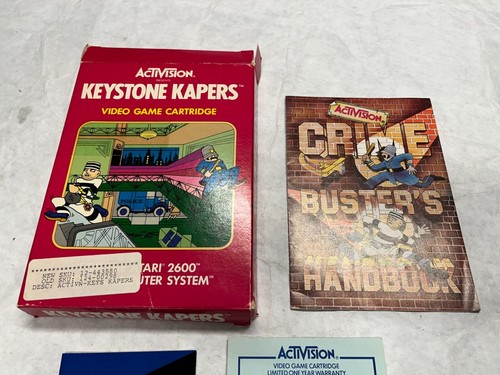 NICE Atari VCS 2600 Game Complete in Box 1983 Activision Keystone Kapers + Clean - Picture 3 of 15