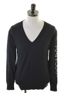 star Mens Ac14 Jumper neck Black G V Large Cotton Sweater dwTS1z6cq