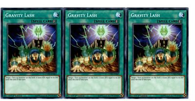 Yugioh- 3X Gravity Lash - Common - 1st Edition - COTD-EN063 - Near Mint