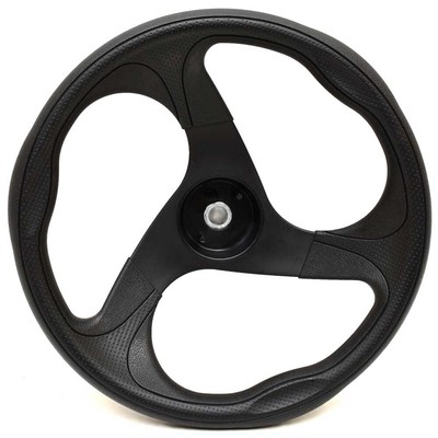tracker boat steering wheel 13 3/8 inch black plastic ebay