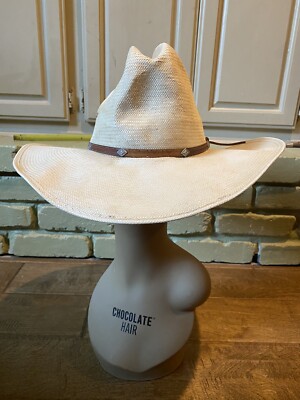 Vintage Stetson JBS XXXXXXXX 8x Panama Straw Cowboy Hat