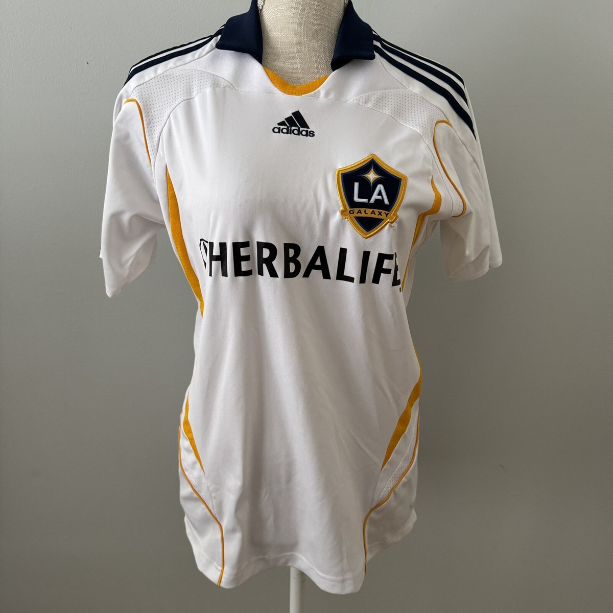 David Beckham LA Galaxy Adidas Jersey Sz YL #23 2007-08 MLS David Beckham LA Galaxy Adidas Jersey Sz YL #23 2007-08 MLS
