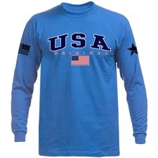 USA Original US Flag Graphic Long Sleeve