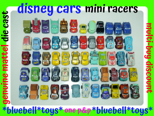 Disney Pixar Cars Mini Racers Die Cast Huge Choice Multi-auction Choice Mattel_R - Picture 1 of 113
