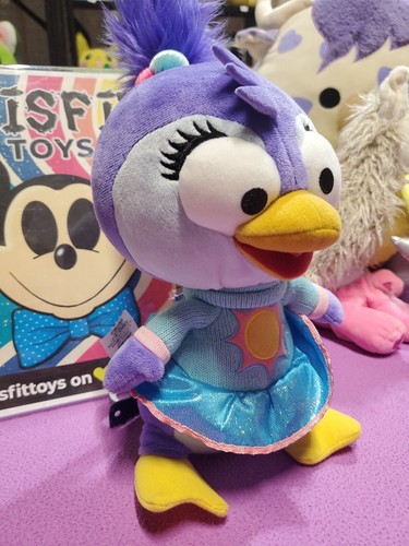 DISNEY Muppet Babies Summer Penguin 10" Plush Stuffed Toy Purple - Picture 3 of 10
