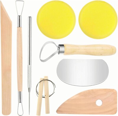 8Pcs Clay Sculpting Tool Set Easy to Use Trimming and Carving Tools with Sturdy