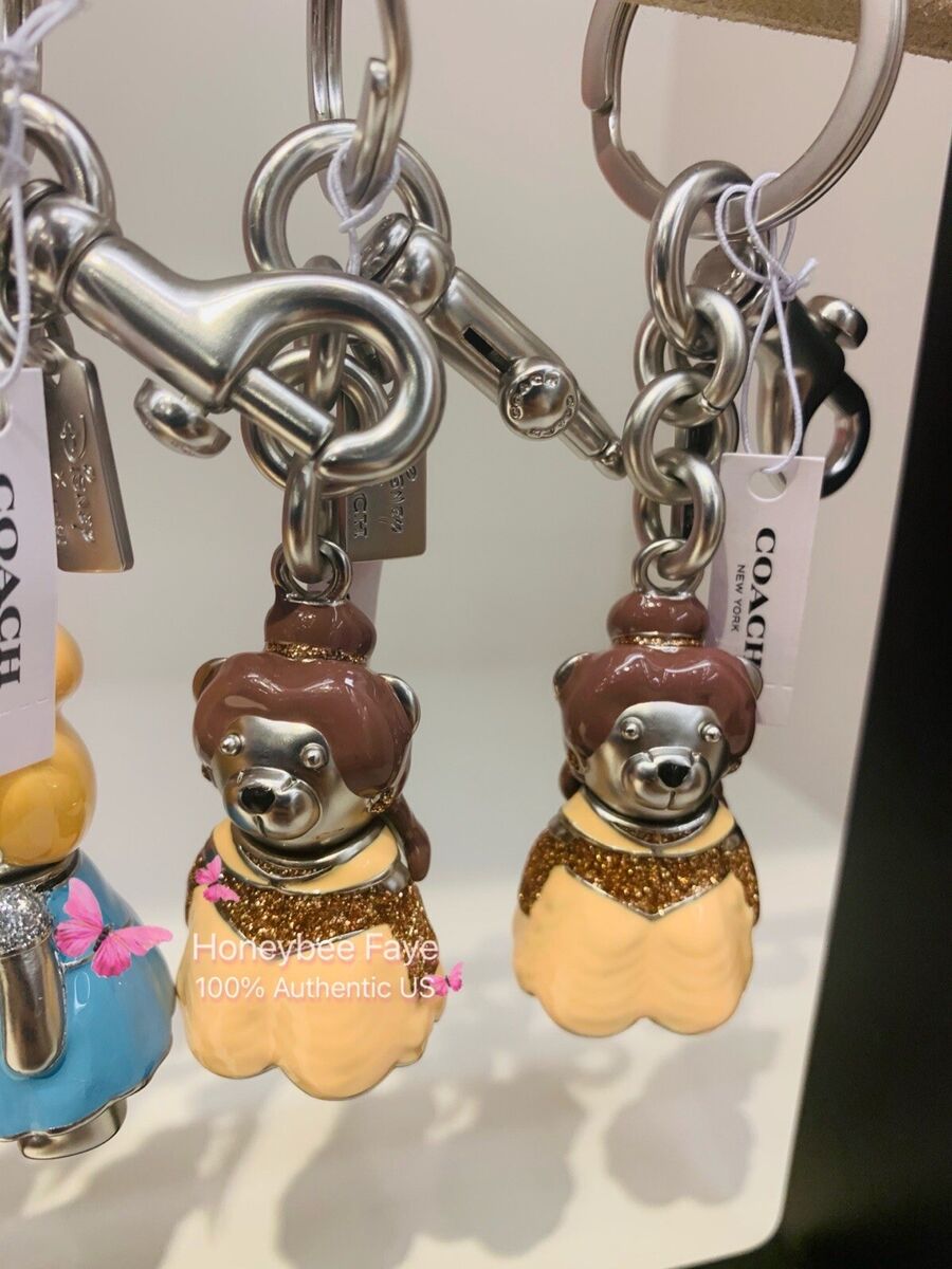 NWT COACH DISNEY PRINCESS BEAR BAG CHARM KEYCHAIN $98 | eBay NWT COACH DISNEY PRINCESS BEAR BAG CHARM KEYCHAIN $98 | eBay
