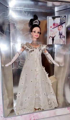 Barbie Eliza Doolittle My Fair Lady 1995 #15500 Audrey Hepburn EMBASSY BALL - Imagen 5 de 15