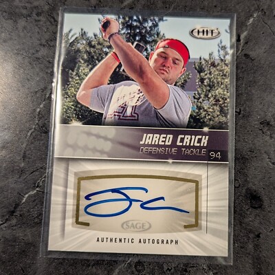 2012 SAGE Hit - Autographs Silver #A36 Jared Crick (AU, RC)