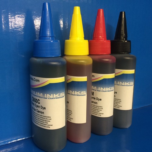 400ml Printer Refill INK Bottles Canon PG540 CL541 PG 540 CL 541 Print Cartridge - Picture 2 of 4