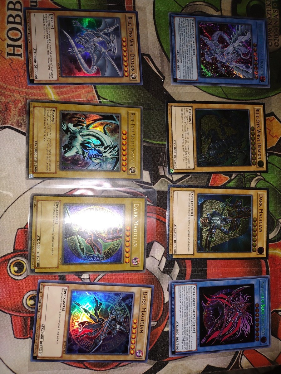Blue eyes White Dragon And Dark Magician Collector's Lot yugioh | eBay