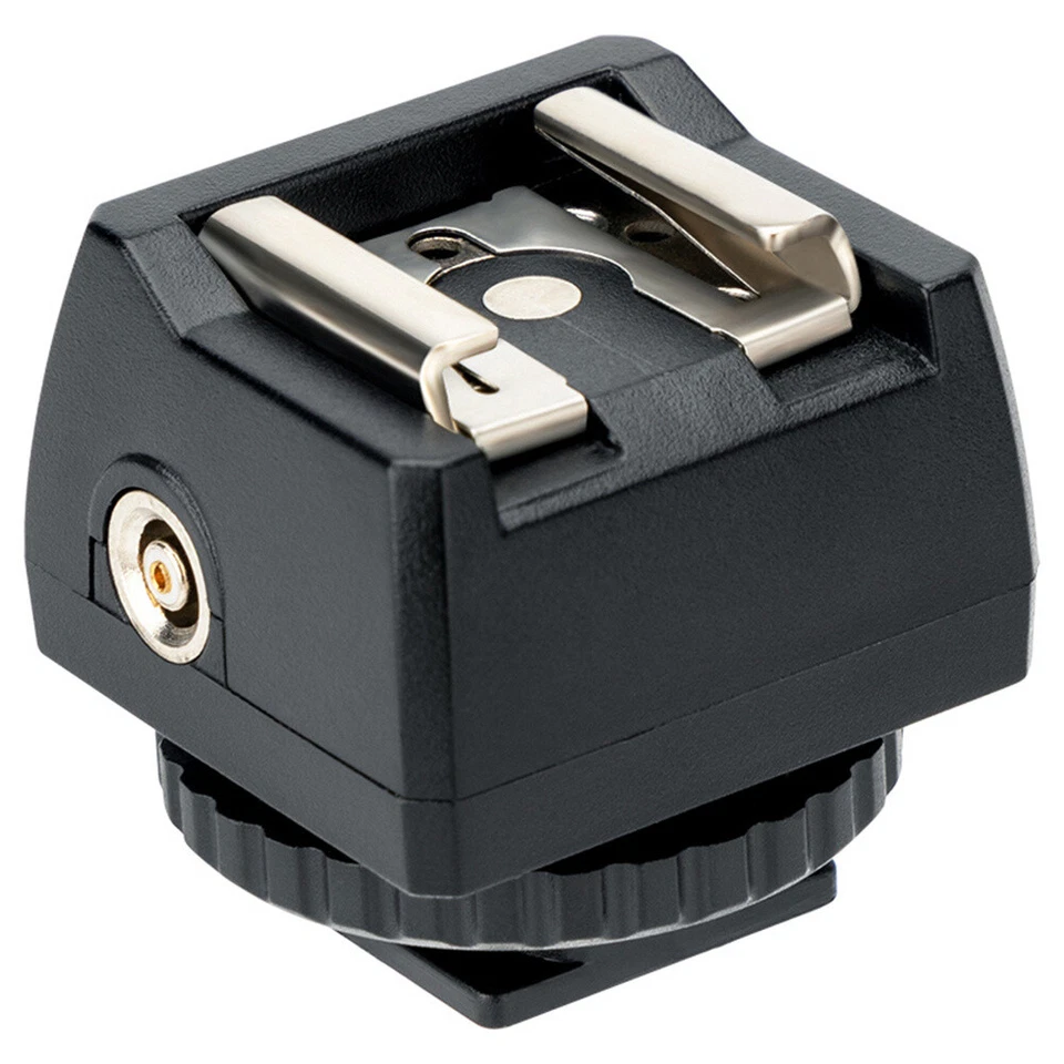 2 × JJC Hot Shoe Adapter for Portable Studio Flash PC Female Outlets 3.5mm Mini - Image 2 of 4