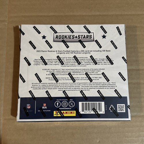 2023 Panini NFL Rookies and Stars Football Cards Mega Box Sealed In Hand - Picture 2 of 2
