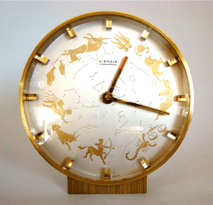 Mid Century Modern Kienzle International Horoskop Zodiac German