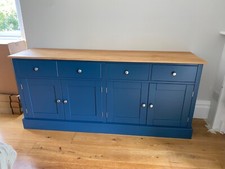 6ft painted sideboard with oak top