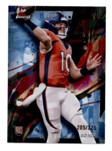 BO NIX 2024 TOPPS FINEST #63 BRONCOS ROOKIE SKY BLUE REFRACTOR #205/325 BF7151