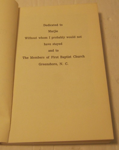 VERY RARE 1979 I'm Glad I Stayed 1949-1979 by S.C. RAY SIGNED 1st Baptist GSO NC - Imagen 3 de 4