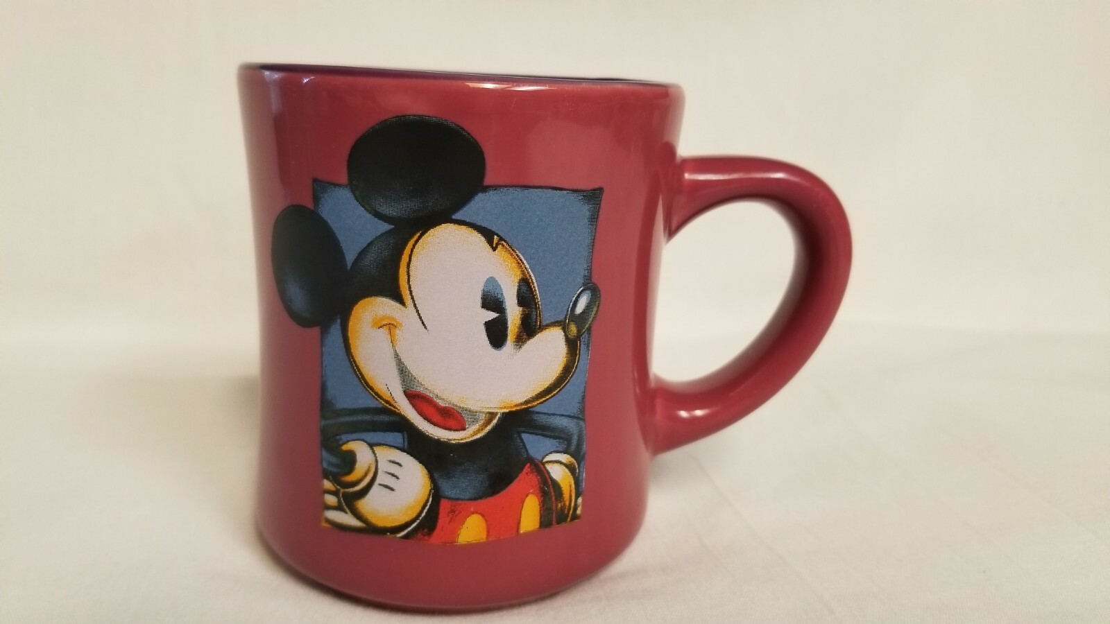 Disney Vintage Mickey Mouse Hands On Hips Mug  XLNT Condition Looks Unused