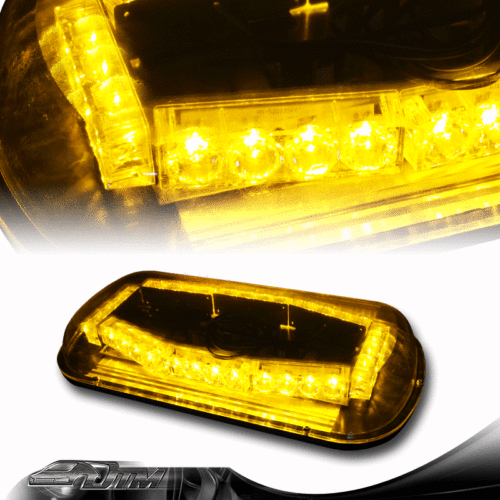32 LED Magnético Techo Techo Peligro de Emergencia Flash Advertencia Ámbar Luz Estroboscópica D - Imagen 1 de 3