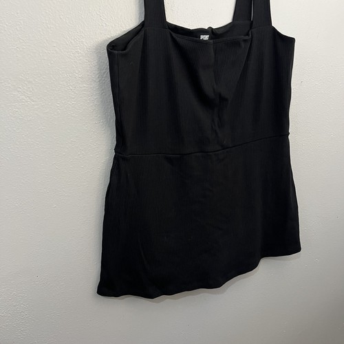 Pink Victoria’s Secret’s Ribbed Romper Size XXL Black - Picture 2 of 13