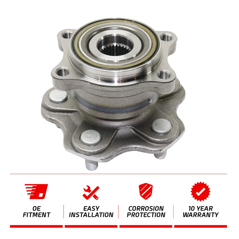 Conjunto de cojinete de cubo de rueda trasera para Infiniti FX35 2003 2004 2005 2006 2007 2008 Foto 2 de 4