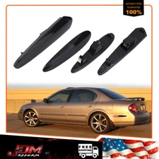 4X Smoked Front & Rear Bumper Mounted Sode Marker Lights For Nissan Maxima 00-03