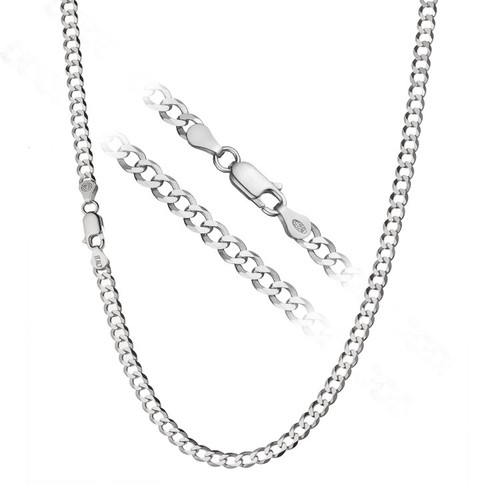 Cuban Curb Link Chain Necklace 