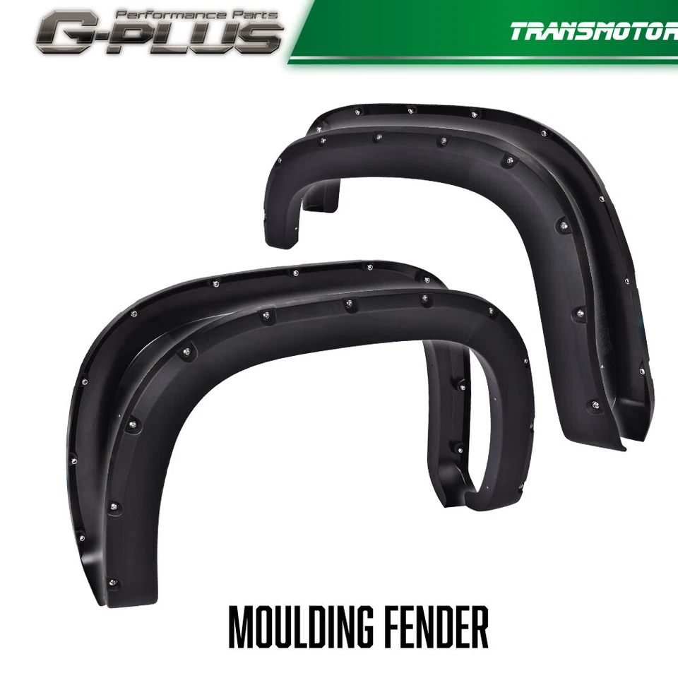 Apto para GMC Sierra 1500 2500HD 3500HD 2007-13 bolsillo remache todoterreno guardabarros llamaradas Foto 2 de 4