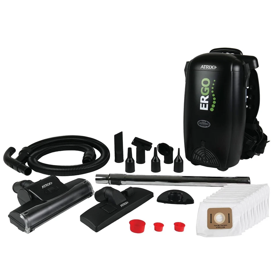 Atrix VACBP10 HEPA Backpack Vacuum with Additional Filters, Premium Bundle, B... - Image 2 of 4