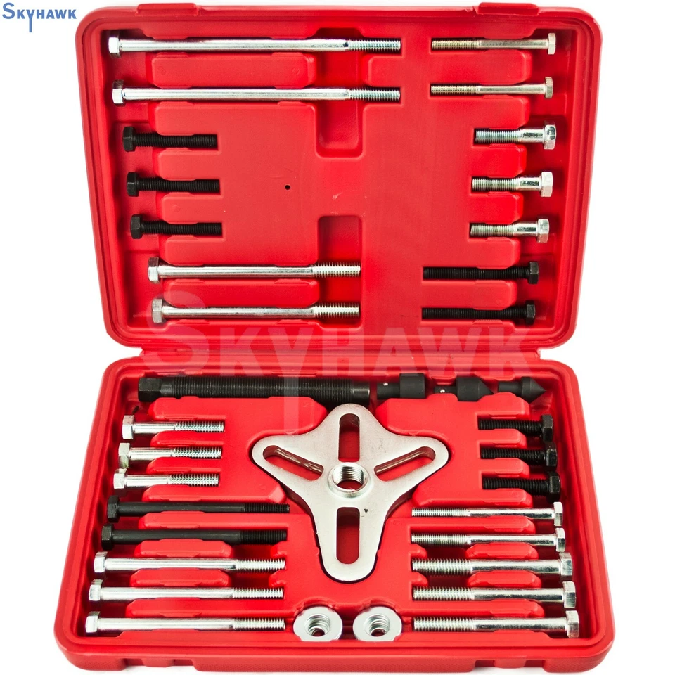 46Pc Harmonic Balancer Gear Puller Steering Wheel Kit - Изображение 2 из 4