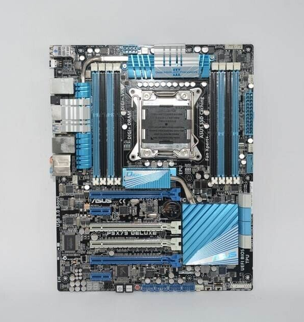 ASUS P9X79 DELUXE Motherboard LGA2011 Intel X79 DDR3 With I/O