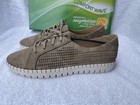 Easy Street Brodie Natural Perforated Lace Up Sneakers 8.5 NEW — photo 4