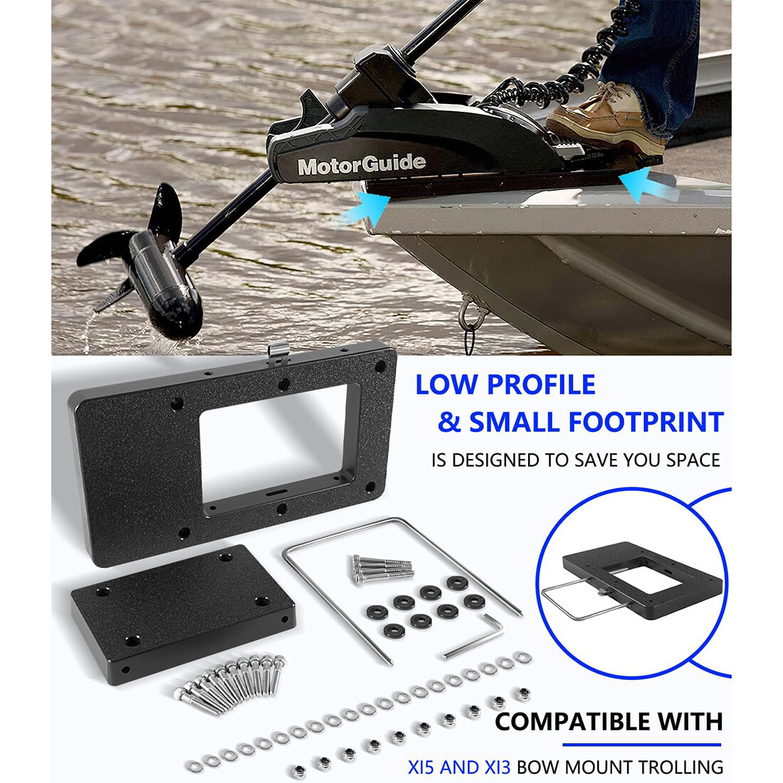 GMページです。 Trolling Motor Quick-Release Bracket for MotorGuide Xi5 Xi3