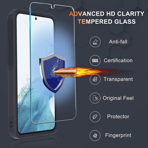 For Samsung Galaxy S23 A14 A13 A03s A34 A53 A54 A32 A23 5G Case+Tempered Glass - Picture 17 of 51
