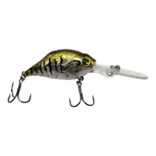 Cast Cray Deep Diver Crankbait - Green Holo Craw