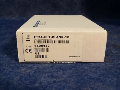 NEW Crestron 10pk FT2A-PLT-BLANK-10 FlipTop FT2 Series Blank Plate Modules (EC4)