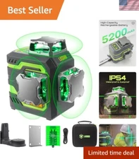 Versatile LG-3DM Laser Level - 5200mAh Battery and Magnetic Stand Included