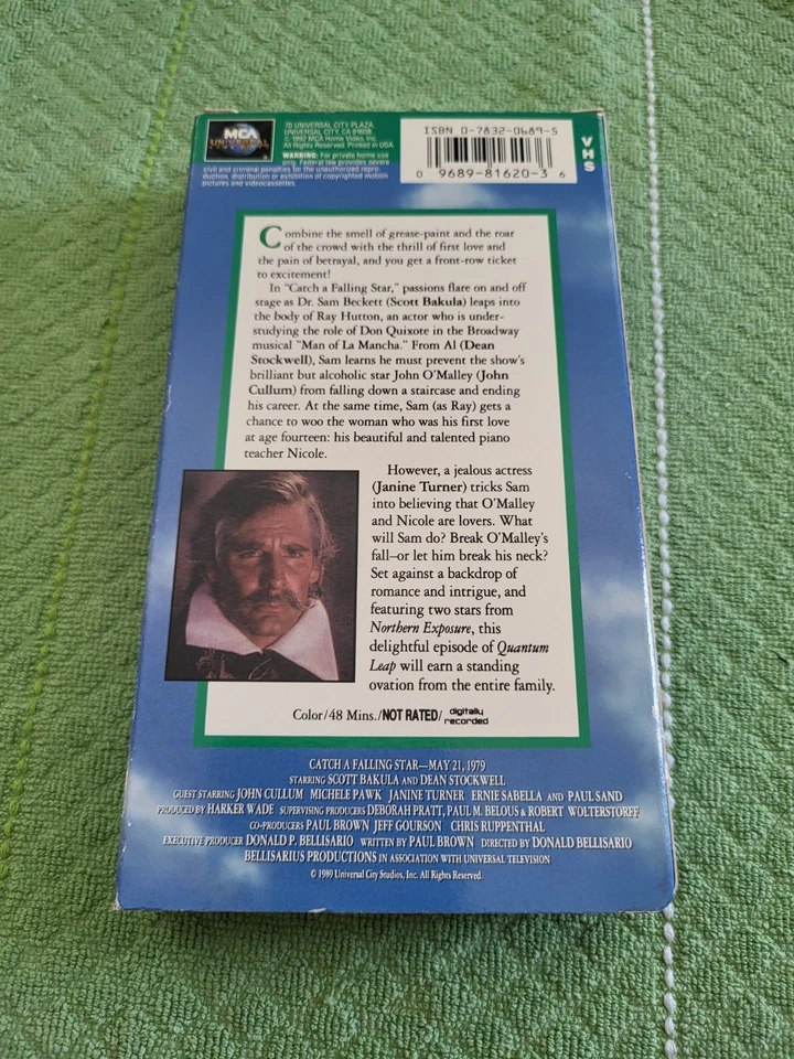 Quantum Leap: Catch a Falling Star (VHS, 1989, Universal) - Excellent - Image 2 of 3