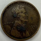 1909 S XF Details Lincoln Wheat Cent Exact Coin Imaged #LWC2585