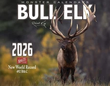 2026 Monster Bull Elk Signature Series Wall Calendar 16-Month XL | FREE SHIPPING