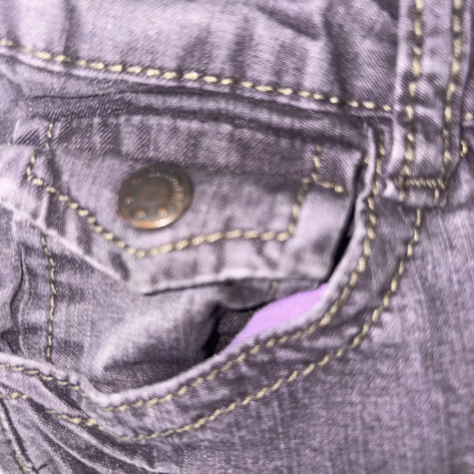 Pantalones de mezclilla Catimini originales morados talla 12 juniors Foto 4 de 4