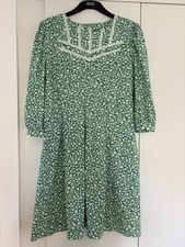 Image of Monsoon Green Floral Midi Dress Size L BNWT