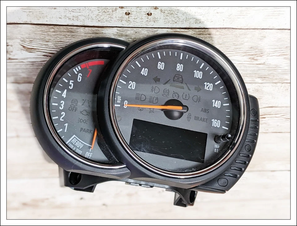 ✅ 14-22 Mini Cooper Clubman Speedometer Cluster Mileage Unknown 62106830792 OEM - Image 2 of 4