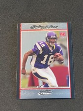 2007 Bowman Chrome Football Sidney Rice Rookie #BC79 - Minnesota Vikings