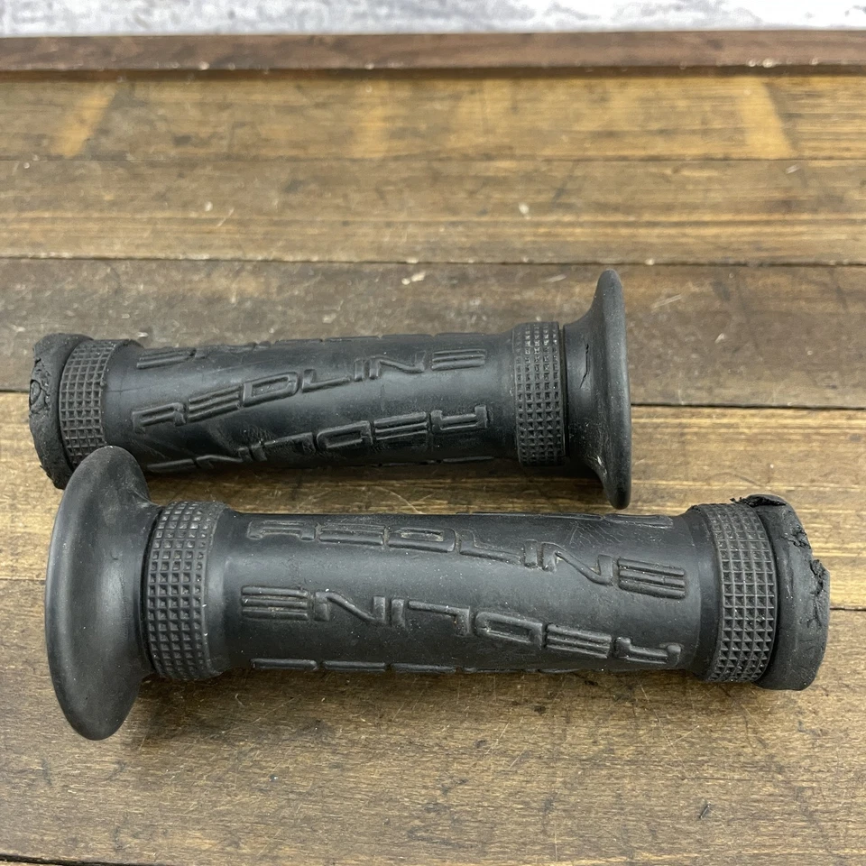 Vintage Redline BMX Handlebar Grips Old School BMX Bicycle Set 90s 00s - Image 3 of 4