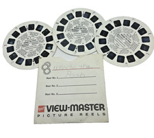 Rare VTG 1964 Disney GAF VIEW MASTER 3 Reel Set Winnie The Pooh The Honey Tree