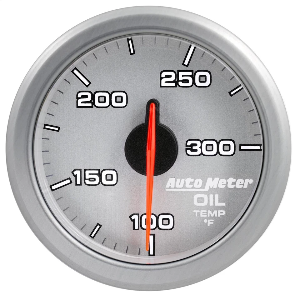 AutoMeter 9140-UL 2-1/16 Inch Oil Temp, 100-300 F, Silver Foto 2 de 4