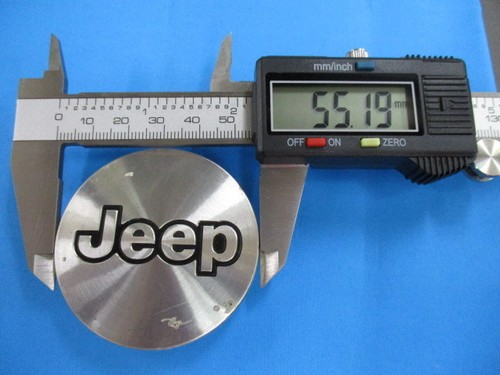 Jeep OEM Center Cap Set 55mm Diameter 4pcs Used Accessories GGD - Picture 7 of 8